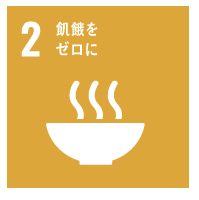SDGs　目標2　飢餓
